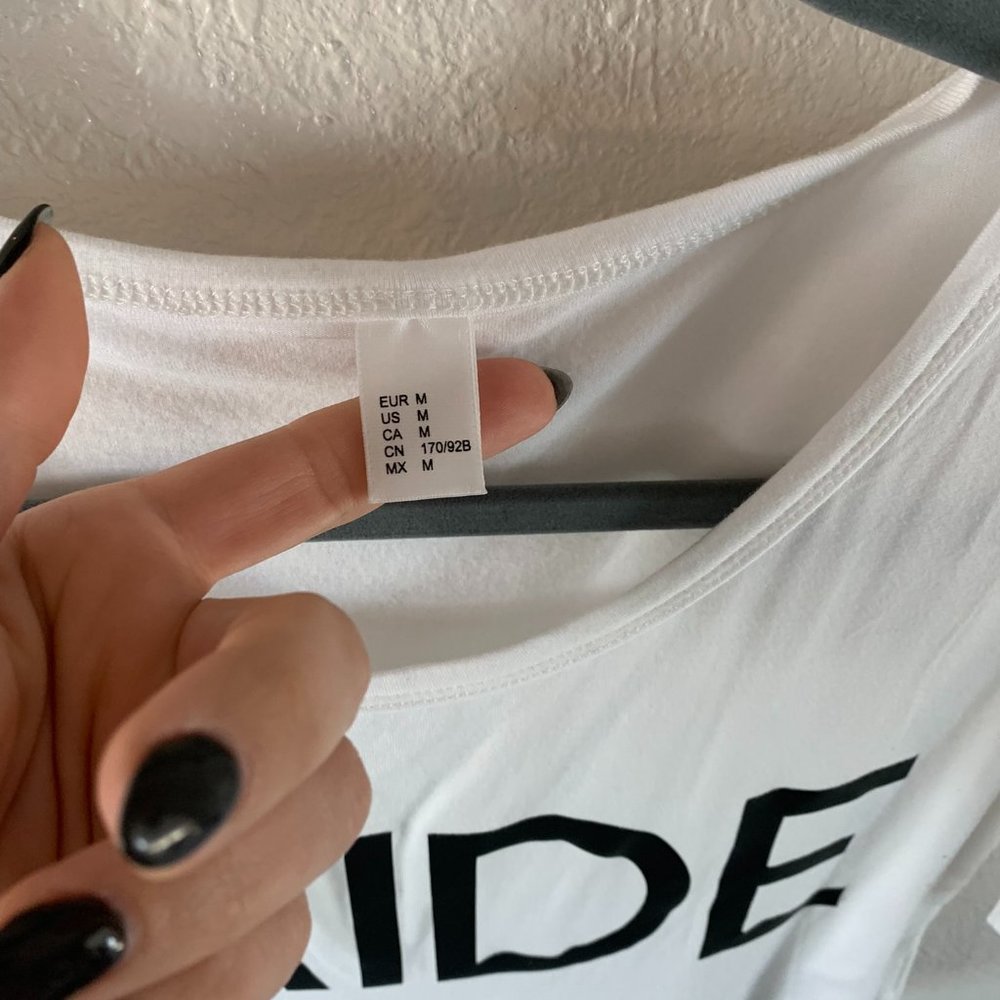 BRIDE White Crop Top